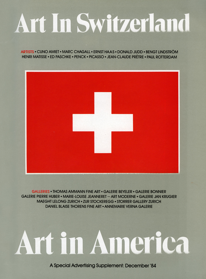 Art in America, no11, Décembre 1984